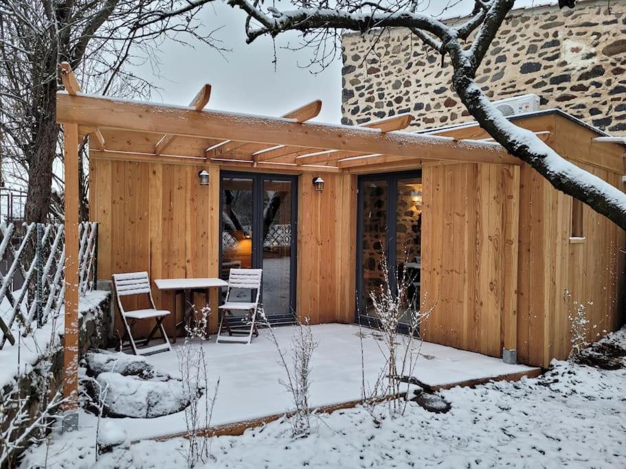 La Maisonnette Sous Le Cerisier Bergonne Exterior foto