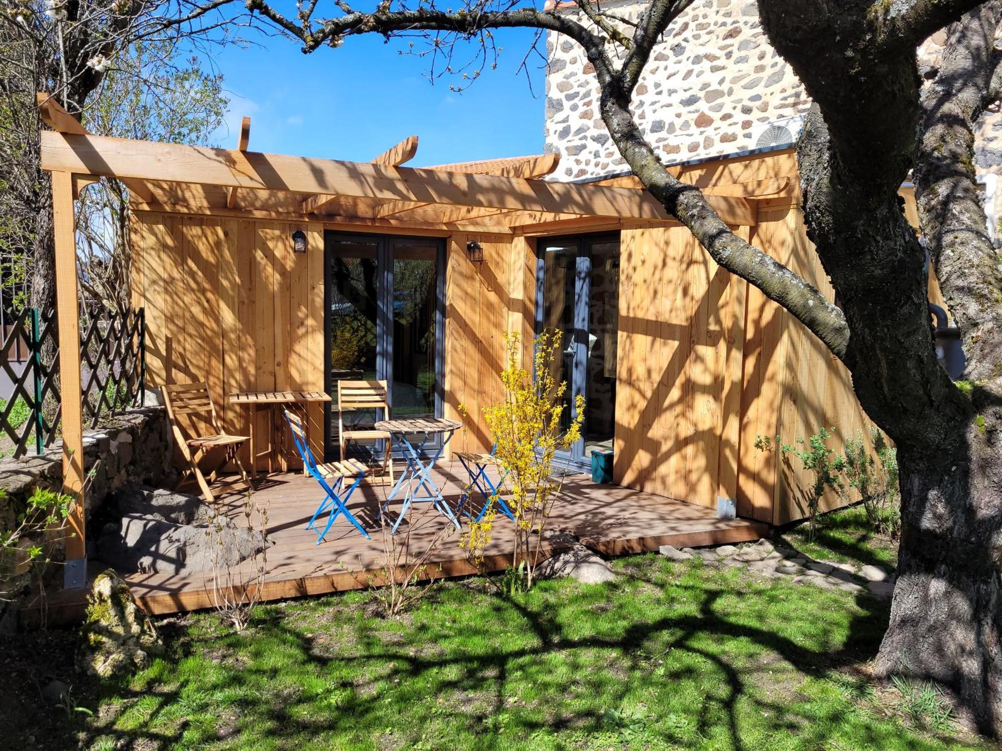 La Maisonnette Sous Le Cerisier Bergonne Exterior foto